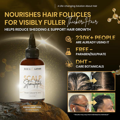 BASK AND LATHER Scalp Stimulator